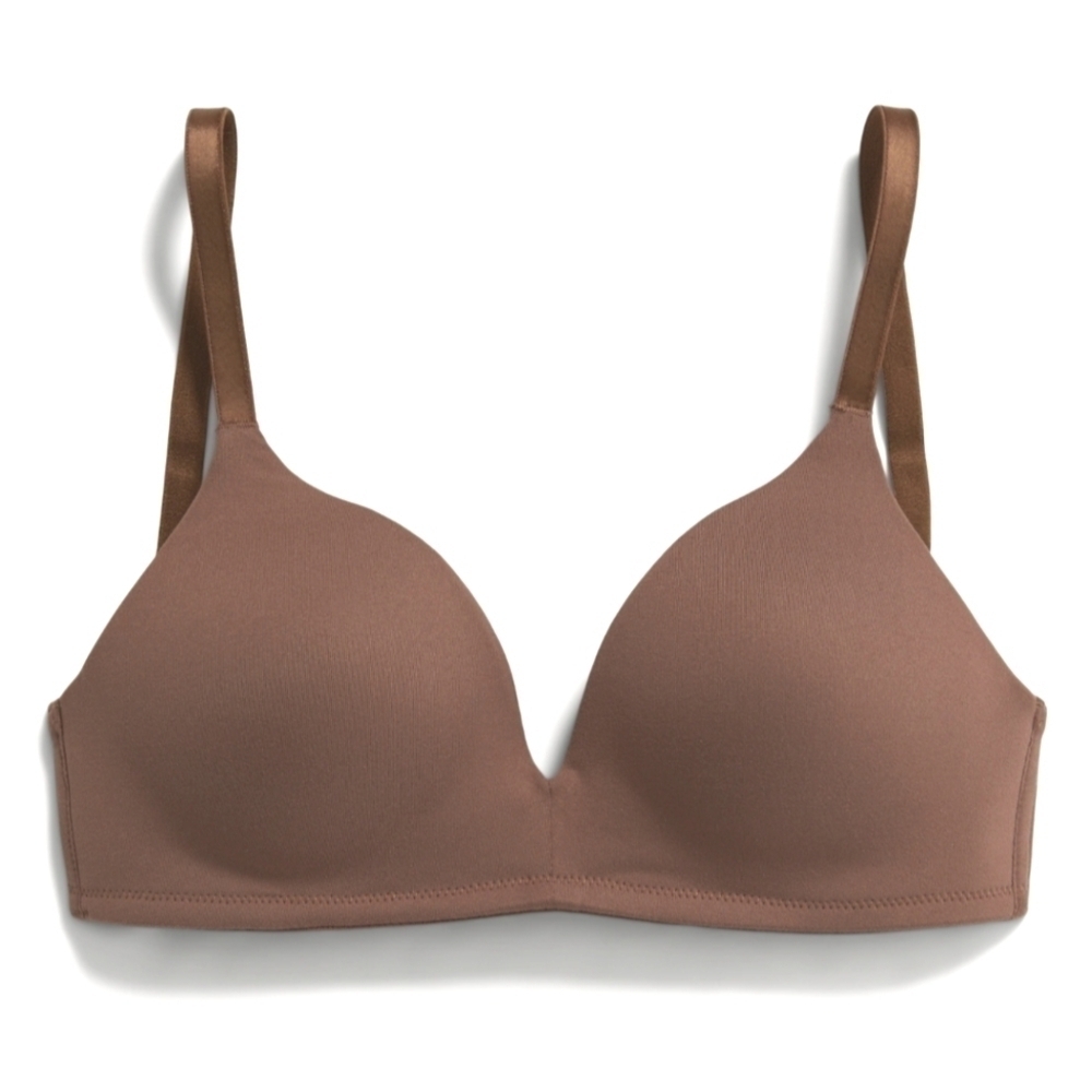 44D • Old Navy • Wireless Full-Coverage Molded Bra - Maplewood